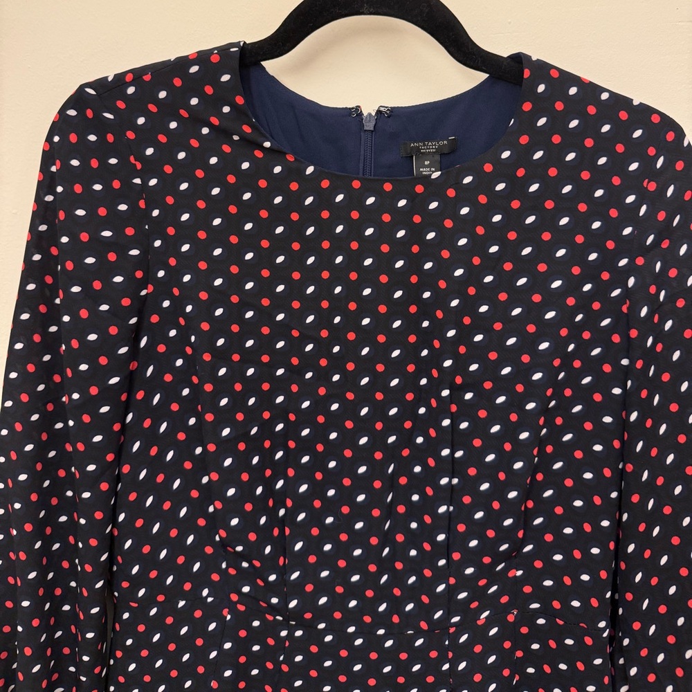 Ann Taylor Polka Dot Dress - Picture 3 of 3